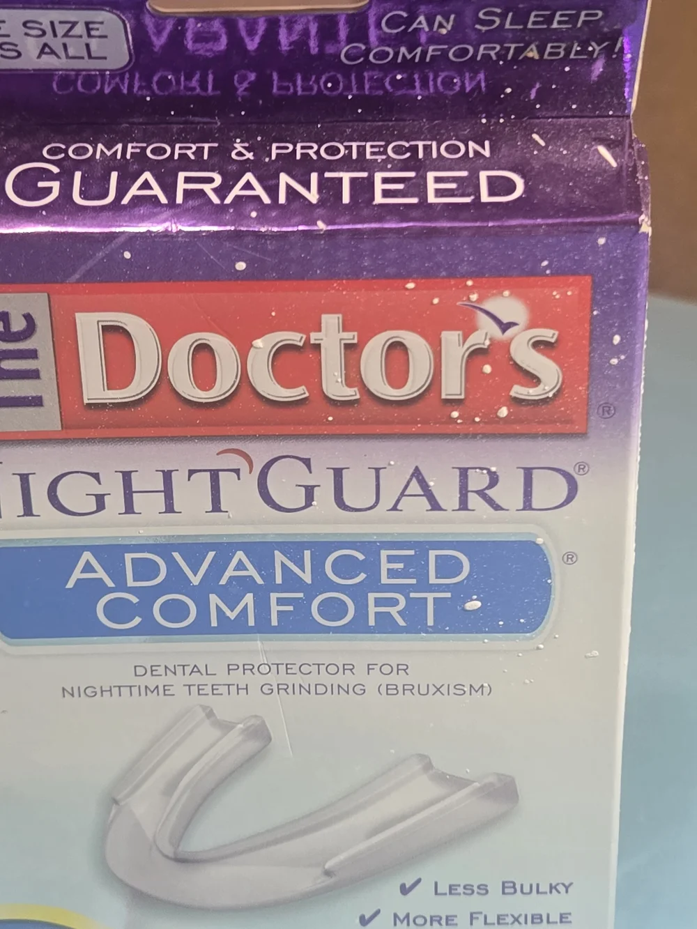 NightGuard Advanced Comfort - Purple/White Dental Protector